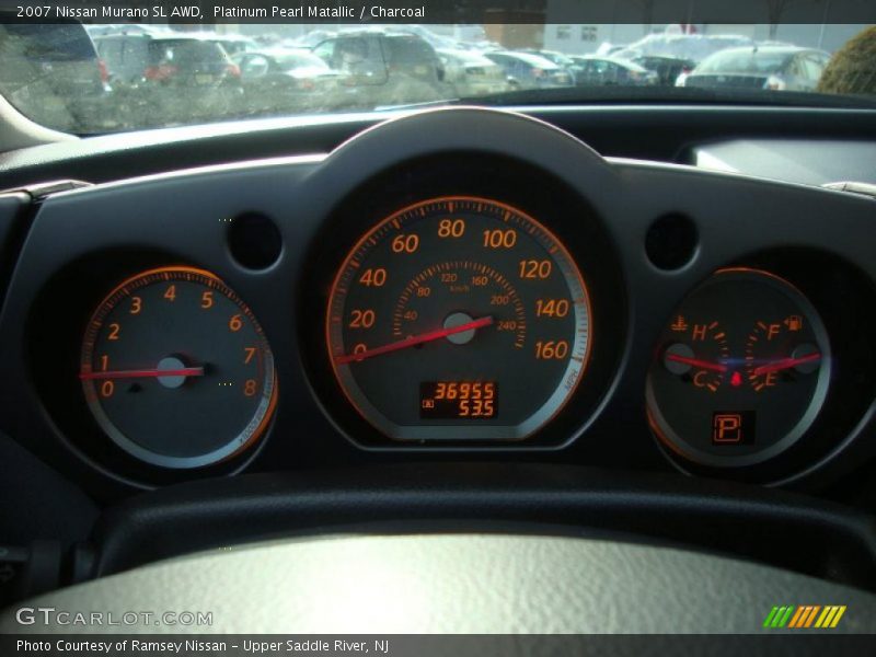 Platinum Pearl Matallic / Charcoal 2007 Nissan Murano SL AWD