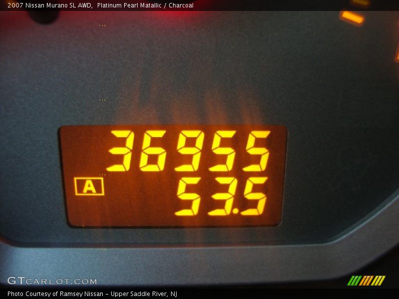 Platinum Pearl Matallic / Charcoal 2007 Nissan Murano SL AWD