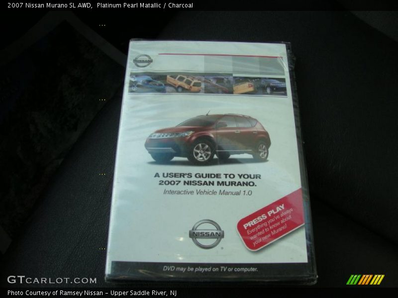 Platinum Pearl Matallic / Charcoal 2007 Nissan Murano SL AWD