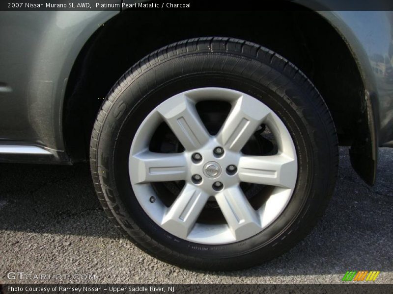 Platinum Pearl Matallic / Charcoal 2007 Nissan Murano SL AWD