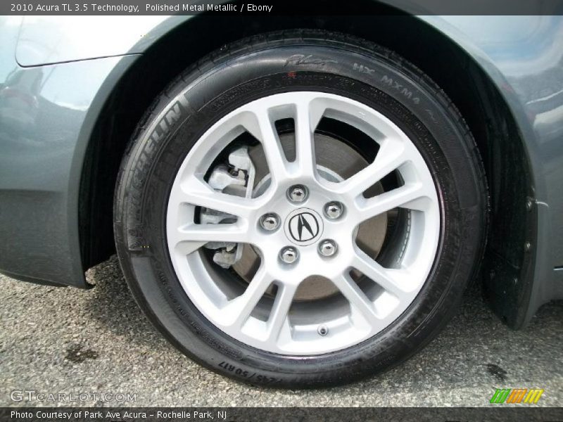 Polished Metal Metallic / Ebony 2010 Acura TL 3.5 Technology