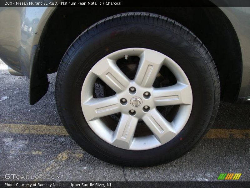 Platinum Pearl Matallic / Charcoal 2007 Nissan Murano SL AWD