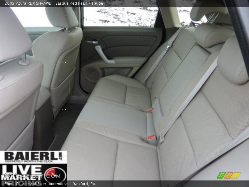 Basque Red Pearl / Taupe 2009 Acura RDX SH-AWD