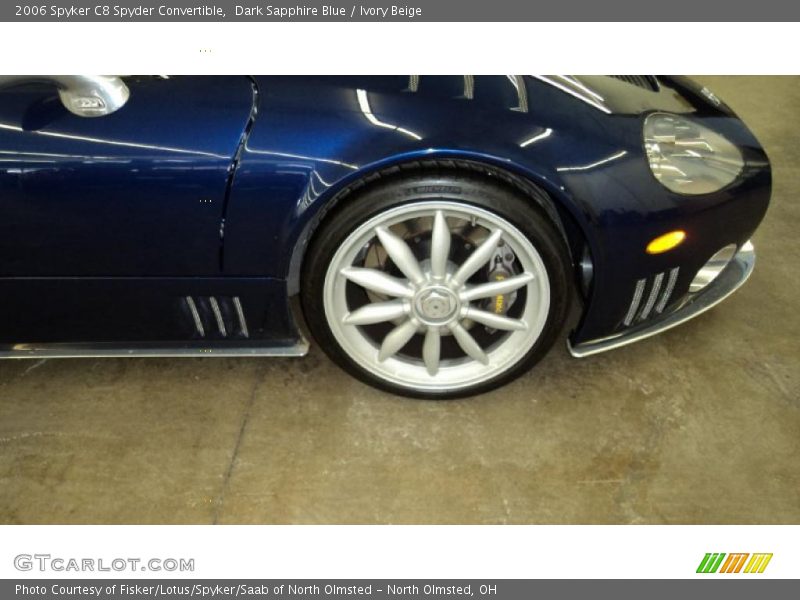 Dark Sapphire Blue / Ivory Beige 2006 Spyker C8 Spyder Convertible