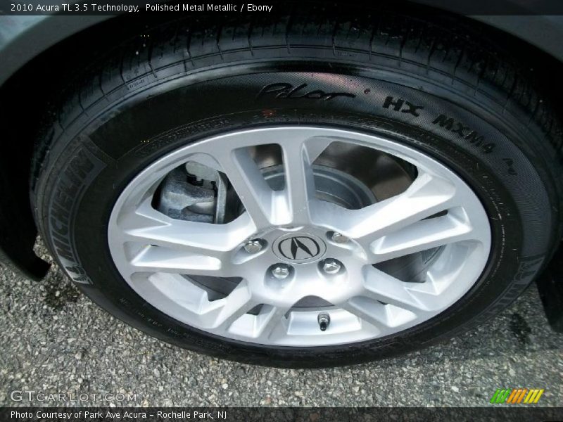 Polished Metal Metallic / Ebony 2010 Acura TL 3.5 Technology