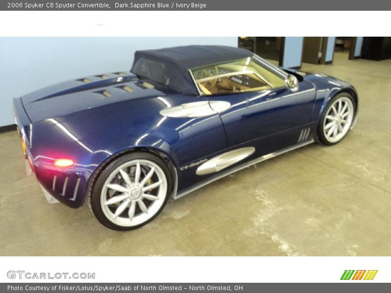 Dark Sapphire Blue / Ivory Beige 2006 Spyker C8 Spyder Convertible