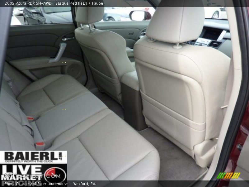 Basque Red Pearl / Taupe 2009 Acura RDX SH-AWD