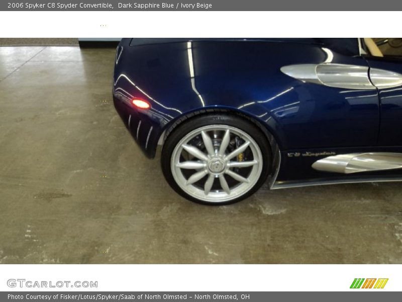 Dark Sapphire Blue / Ivory Beige 2006 Spyker C8 Spyder Convertible