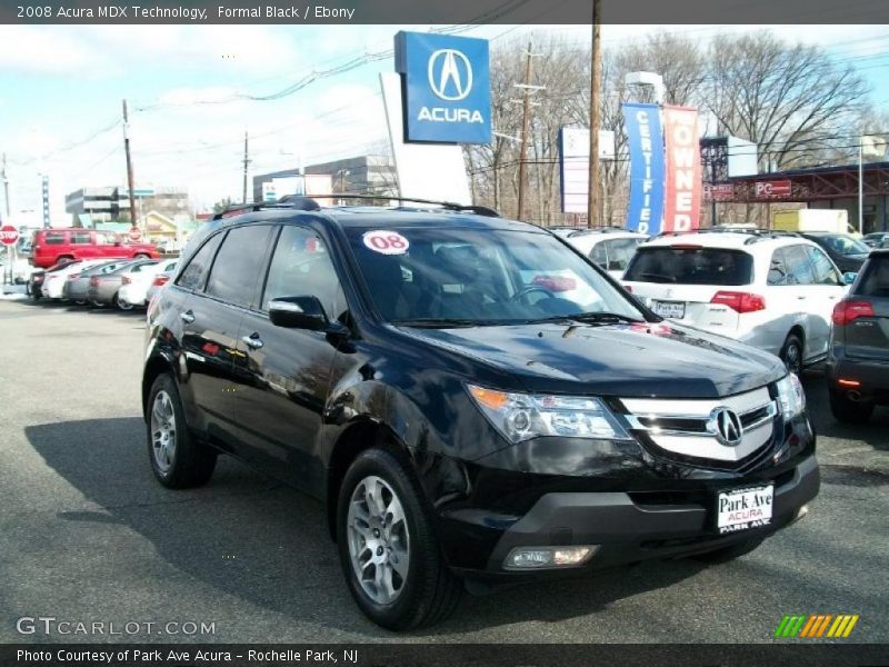 Formal Black / Ebony 2008 Acura MDX Technology