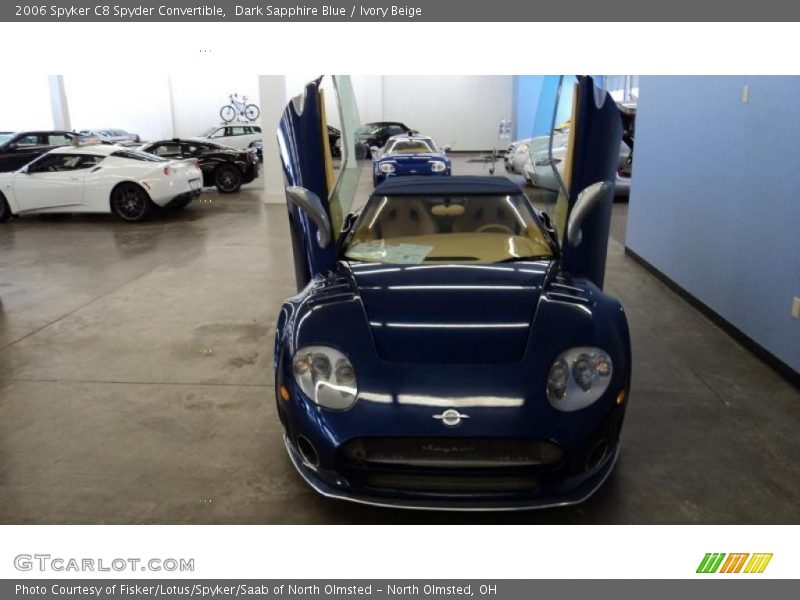 Dark Sapphire Blue / Ivory Beige 2006 Spyker C8 Spyder Convertible