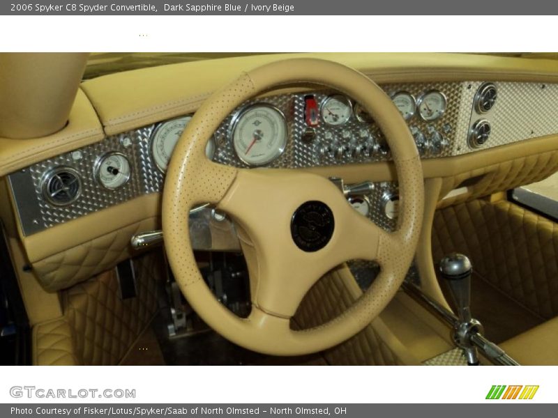 Dashboard of 2006 C8 Spyder Convertible