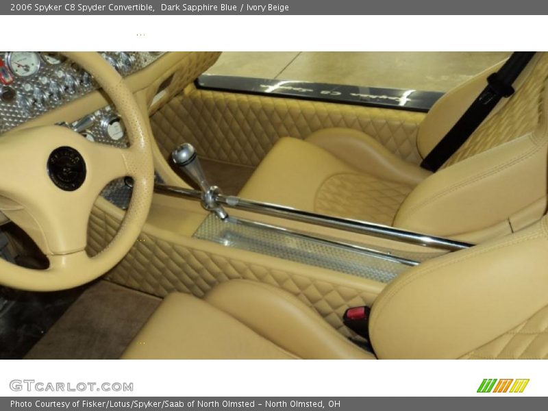  2006 C8 Spyder Convertible Ivory Beige Interior