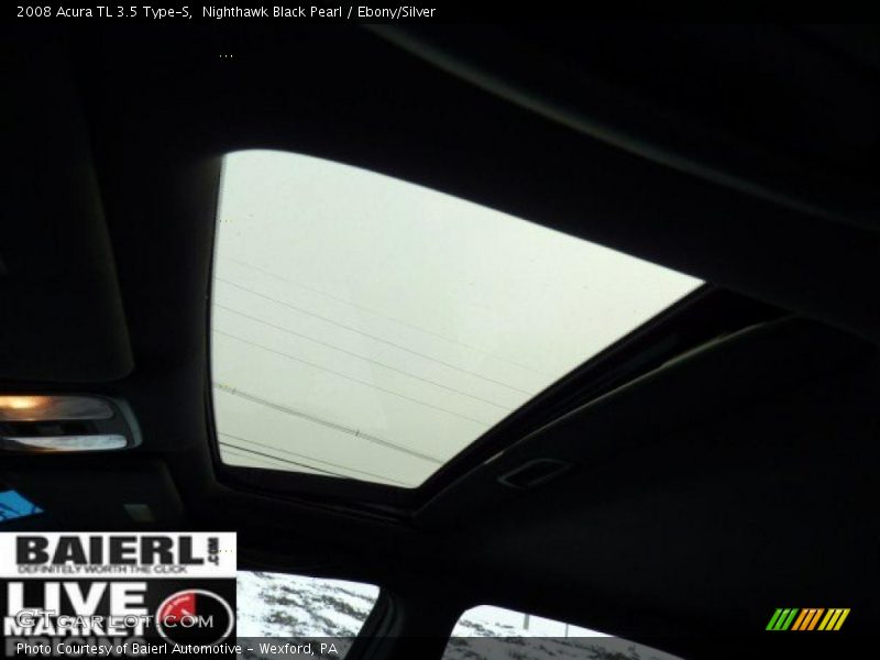 Nighthawk Black Pearl / Ebony/Silver 2008 Acura TL 3.5 Type-S