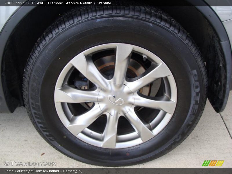 Diamond Graphite Metallic / Graphite 2008 Infiniti FX 35 AWD