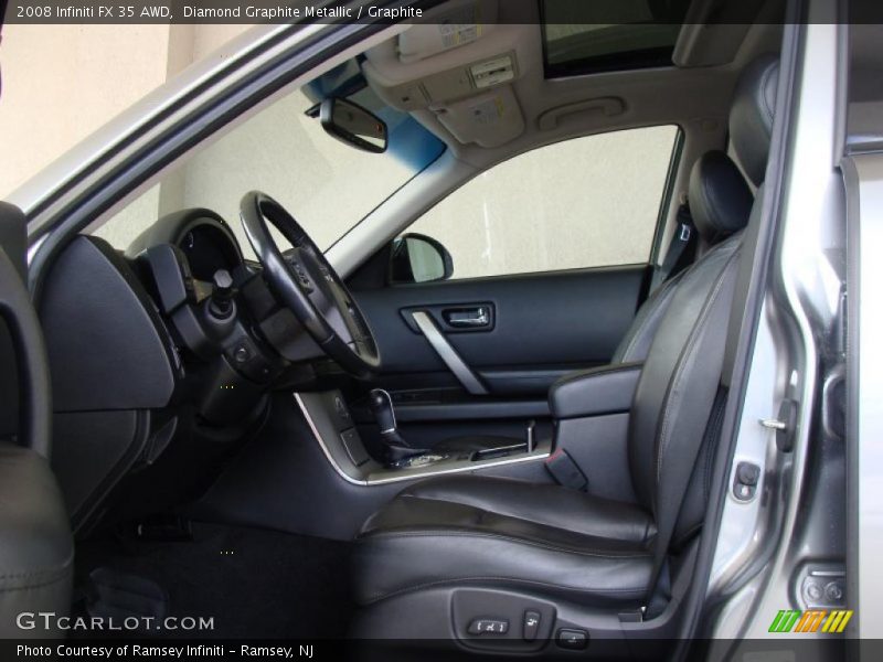 Diamond Graphite Metallic / Graphite 2008 Infiniti FX 35 AWD