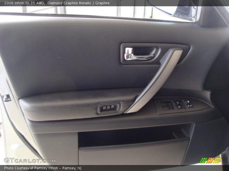 Diamond Graphite Metallic / Graphite 2008 Infiniti FX 35 AWD