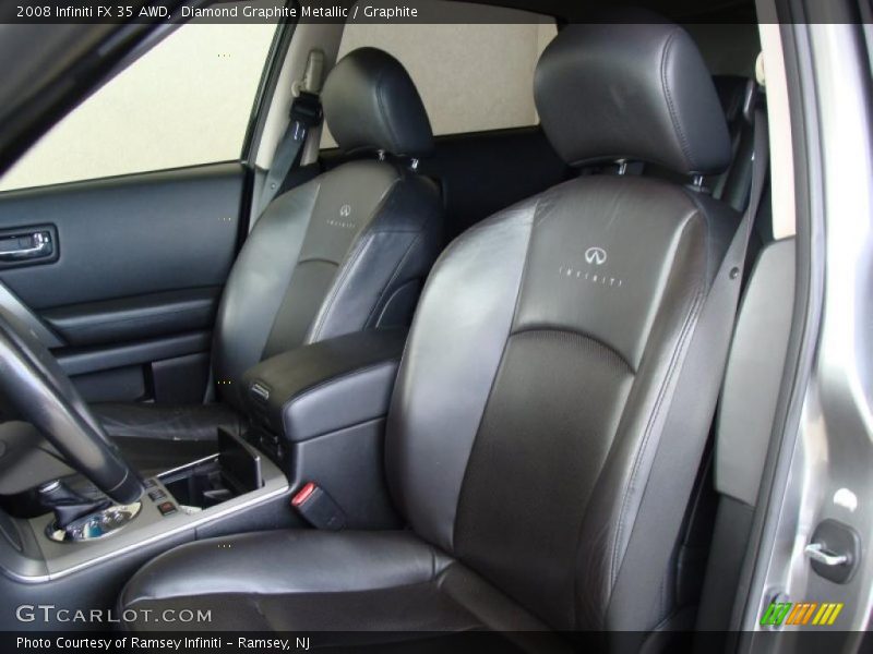 Diamond Graphite Metallic / Graphite 2008 Infiniti FX 35 AWD