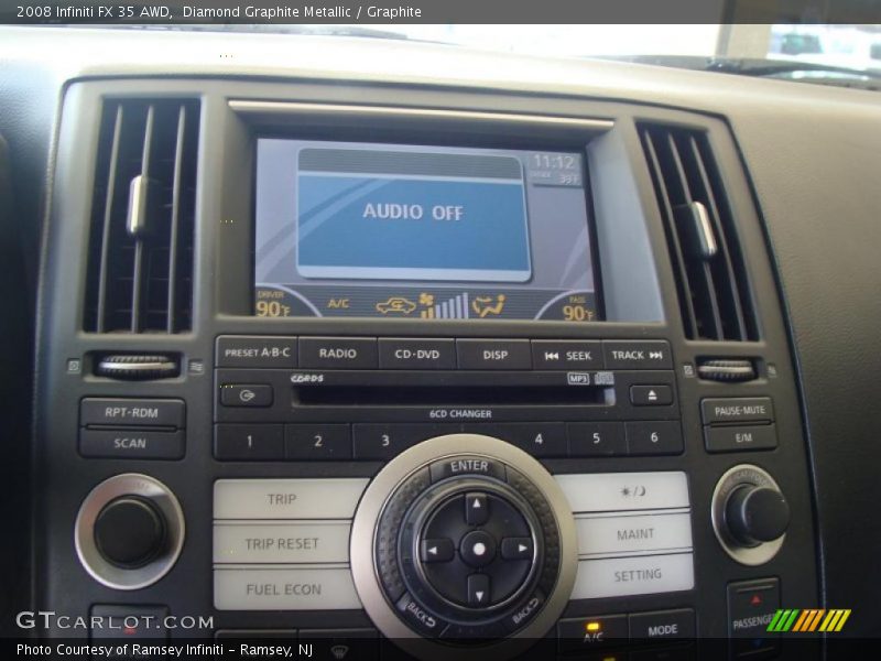 Diamond Graphite Metallic / Graphite 2008 Infiniti FX 35 AWD