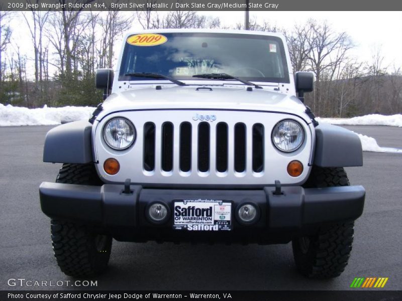 Bright Silver Metallic / Dark Slate Gray/Medium Slate Gray 2009 Jeep Wrangler Rubicon 4x4