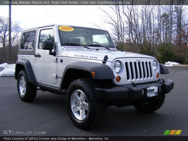 2009 Wrangler Rubicon 4x4 Bright Silver Metallic