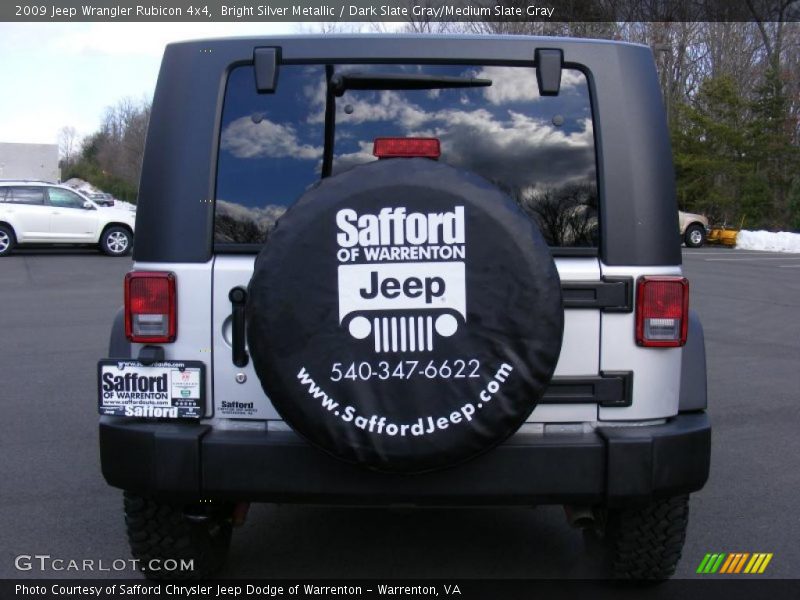 Bright Silver Metallic / Dark Slate Gray/Medium Slate Gray 2009 Jeep Wrangler Rubicon 4x4