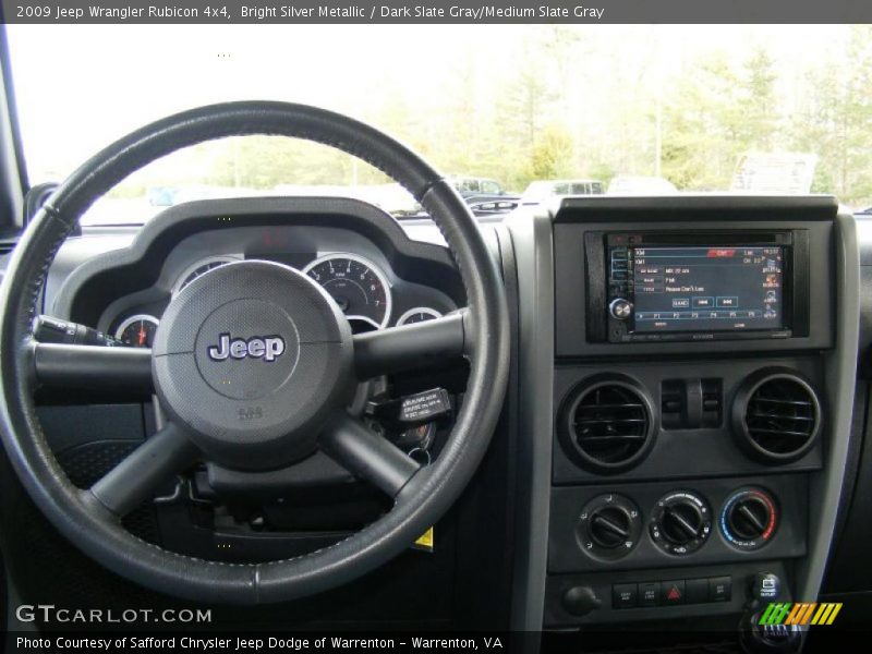Dashboard of 2009 Wrangler Rubicon 4x4