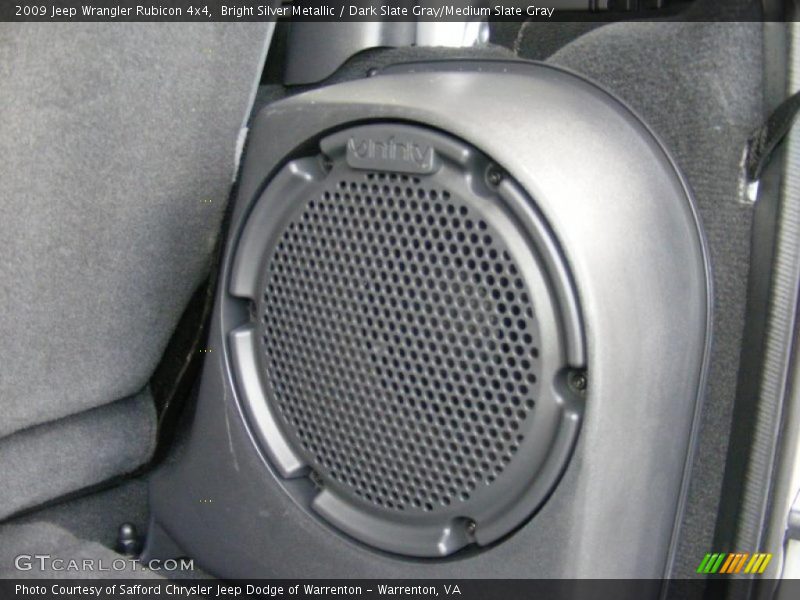 Bright Silver Metallic / Dark Slate Gray/Medium Slate Gray 2009 Jeep Wrangler Rubicon 4x4