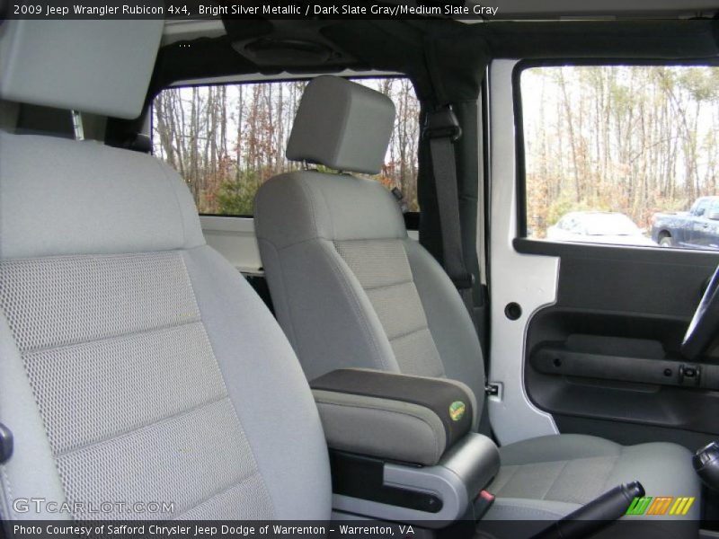 Bright Silver Metallic / Dark Slate Gray/Medium Slate Gray 2009 Jeep Wrangler Rubicon 4x4