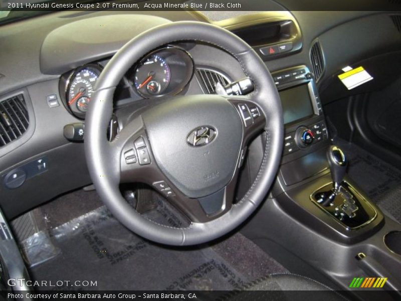 Dashboard of 2011 Genesis Coupe 2.0T Premium