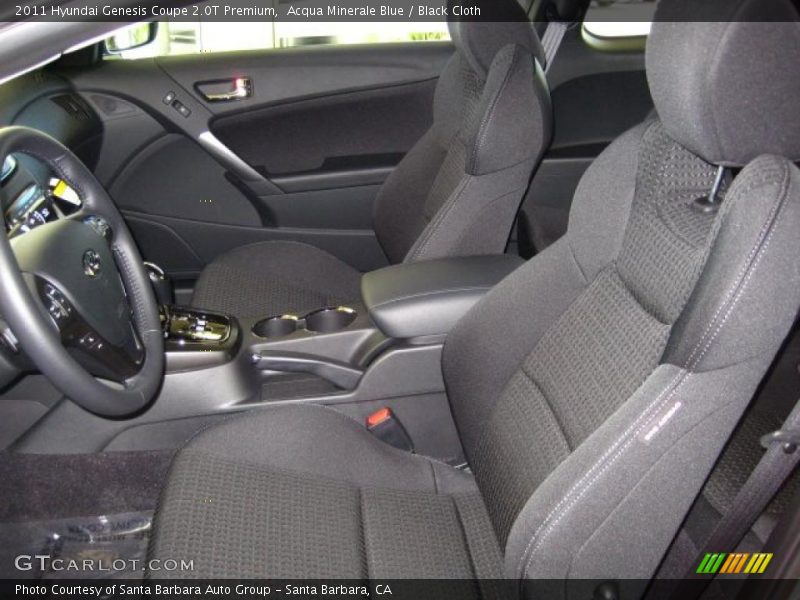  2011 Genesis Coupe 2.0T Premium Black Cloth Interior