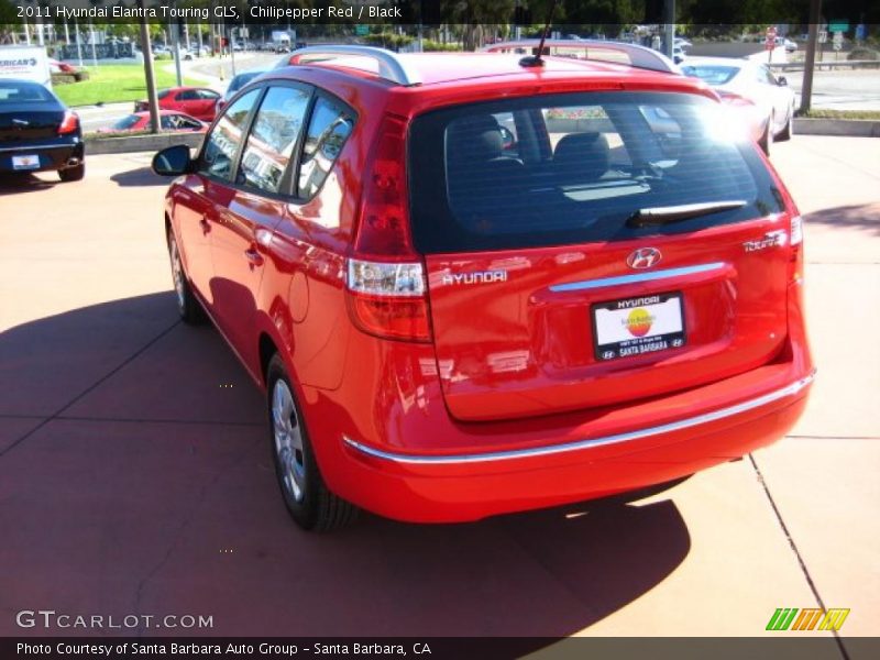 Chilipepper Red / Black 2011 Hyundai Elantra Touring GLS