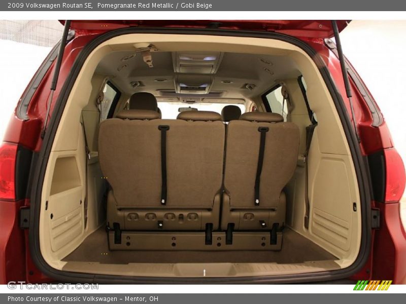 Pomegranate Red Metallic / Gobi Beige 2009 Volkswagen Routan SE