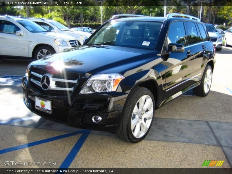 Black / Black 2011 Mercedes-Benz GLK 350