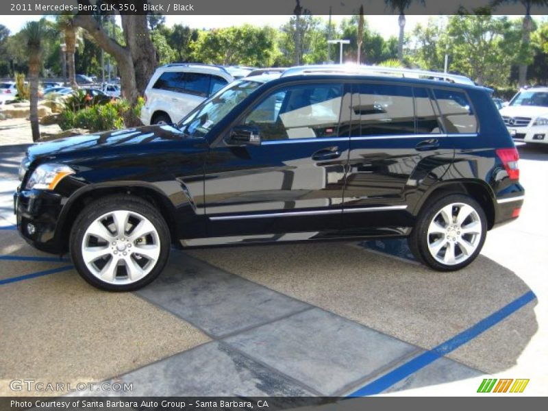 Black / Black 2011 Mercedes-Benz GLK 350