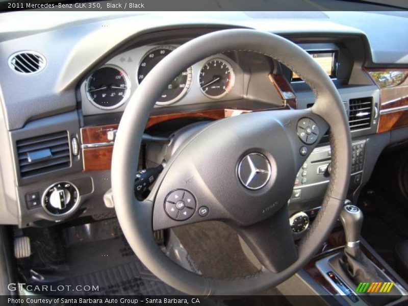Black / Black 2011 Mercedes-Benz GLK 350