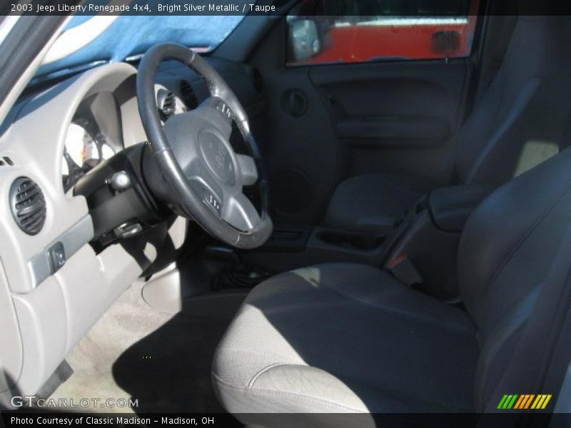 Bright Silver Metallic / Taupe 2003 Jeep Liberty Renegade 4x4