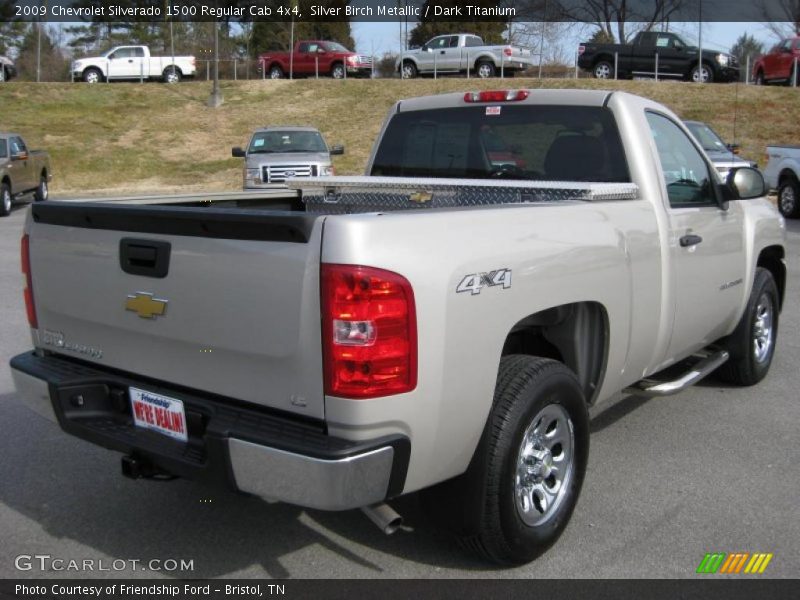  2009 Silverado 1500 Regular Cab 4x4 Silver Birch Metallic