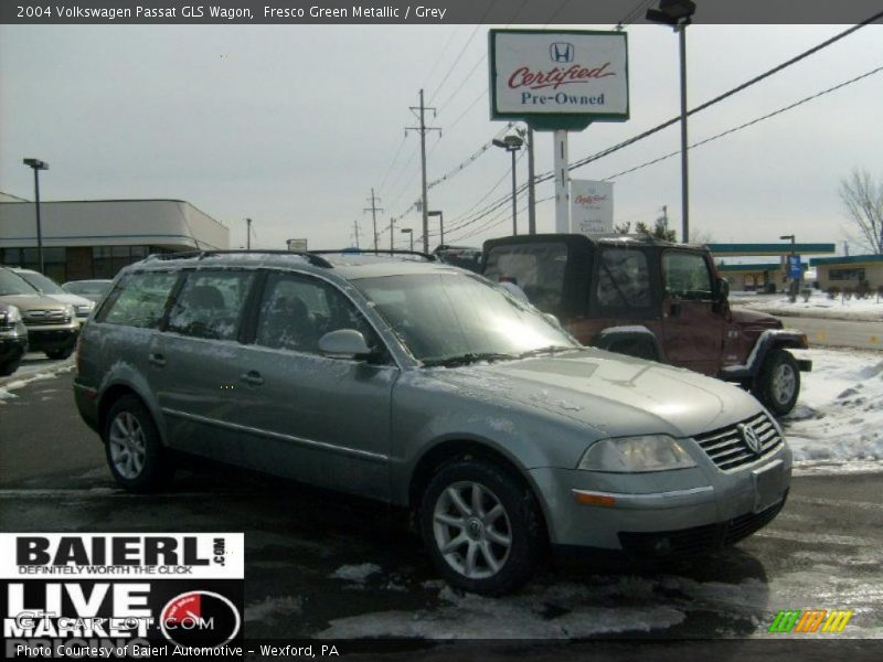 Fresco Green Metallic / Grey 2004 Volkswagen Passat GLS Wagon