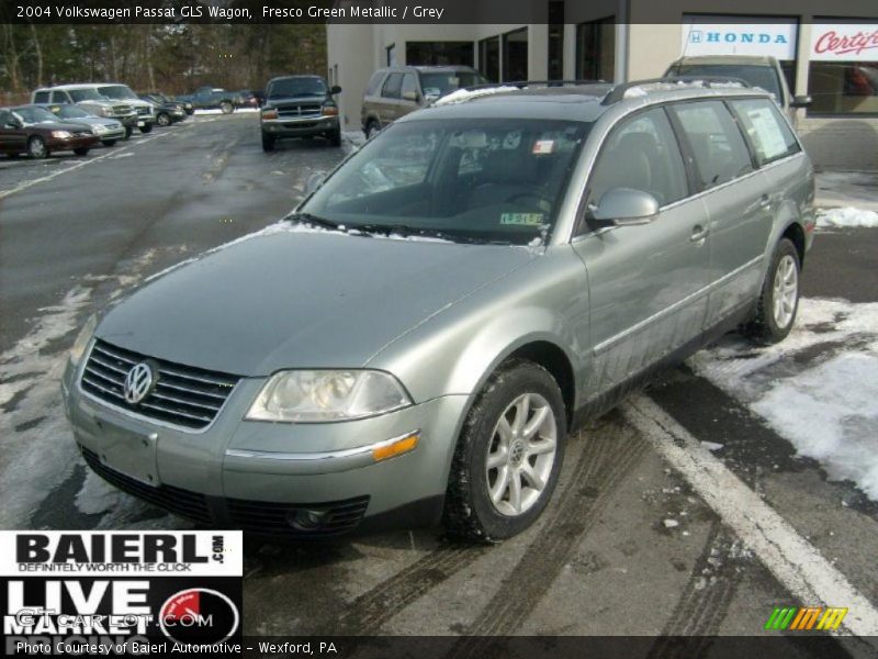 Fresco Green Metallic / Grey 2004 Volkswagen Passat GLS Wagon