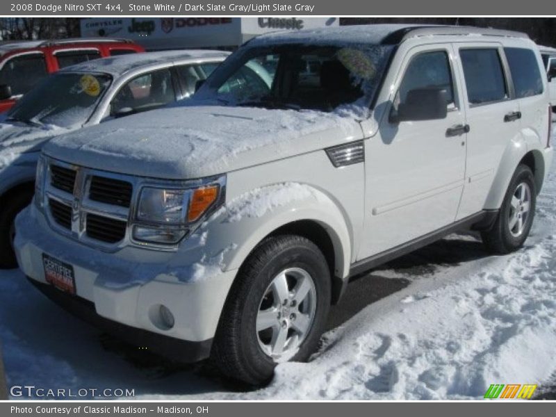 Stone White / Dark Slate Gray/Light Slate Gray 2008 Dodge Nitro SXT 4x4