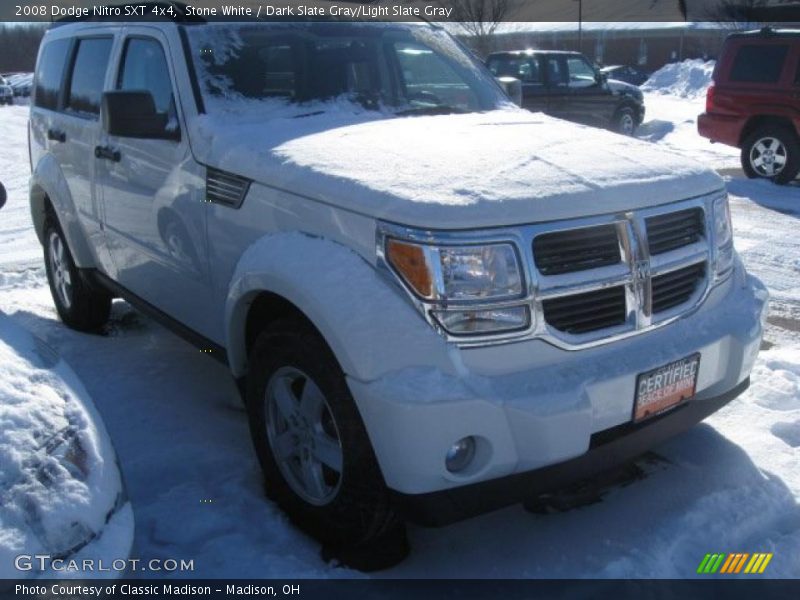 Stone White / Dark Slate Gray/Light Slate Gray 2008 Dodge Nitro SXT 4x4