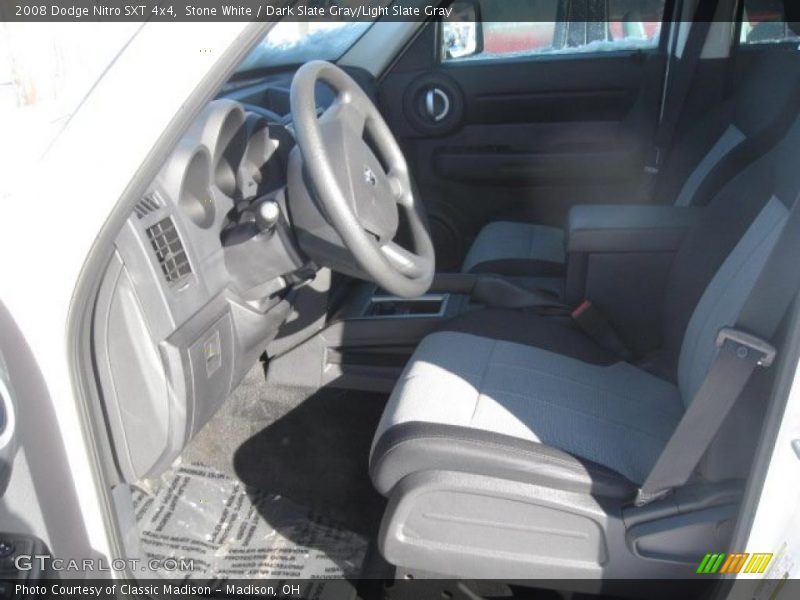 Stone White / Dark Slate Gray/Light Slate Gray 2008 Dodge Nitro SXT 4x4