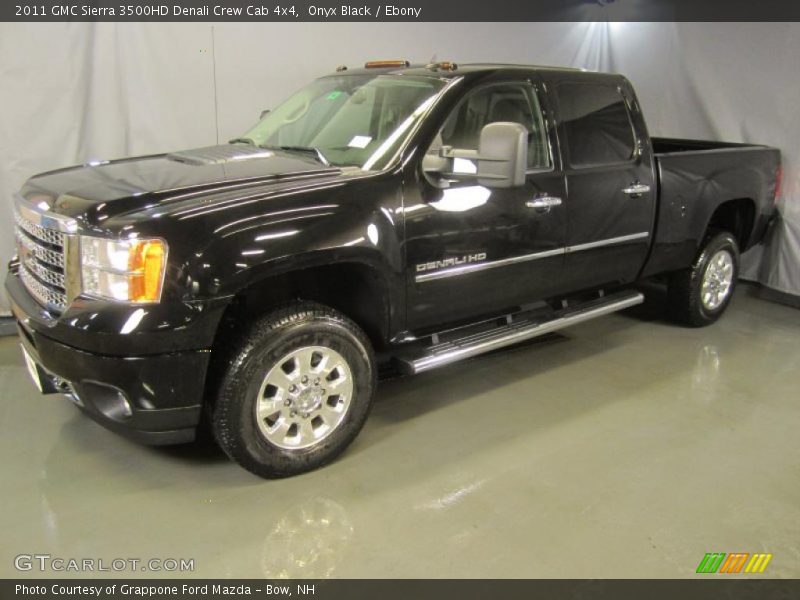 Onyx Black / Ebony 2011 GMC Sierra 3500HD Denali Crew Cab 4x4