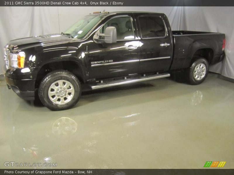 Onyx Black / Ebony 2011 GMC Sierra 3500HD Denali Crew Cab 4x4