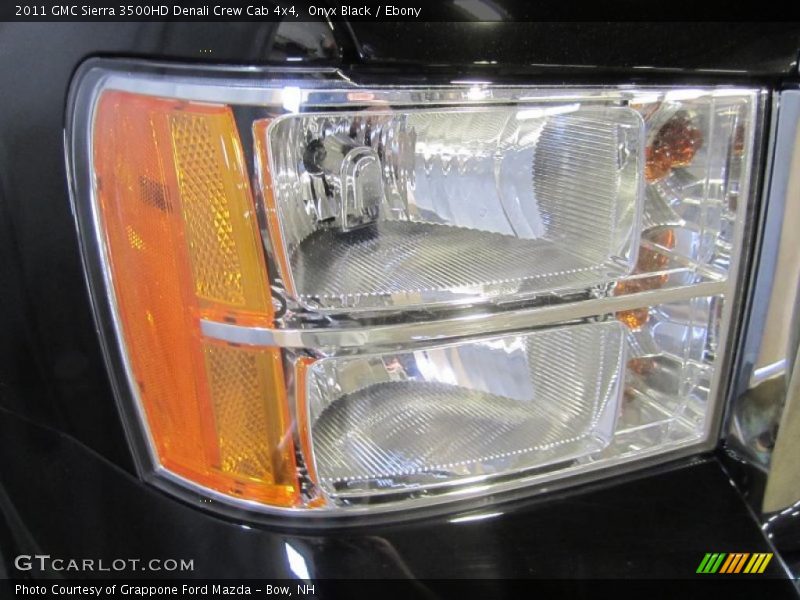Onyx Black / Ebony 2011 GMC Sierra 3500HD Denali Crew Cab 4x4