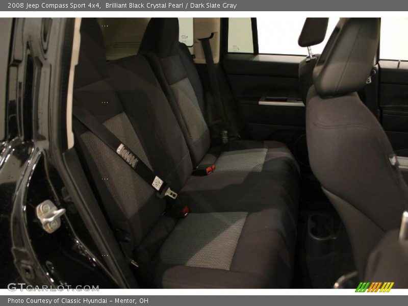 Brilliant Black Crystal Pearl / Dark Slate Gray 2008 Jeep Compass Sport 4x4