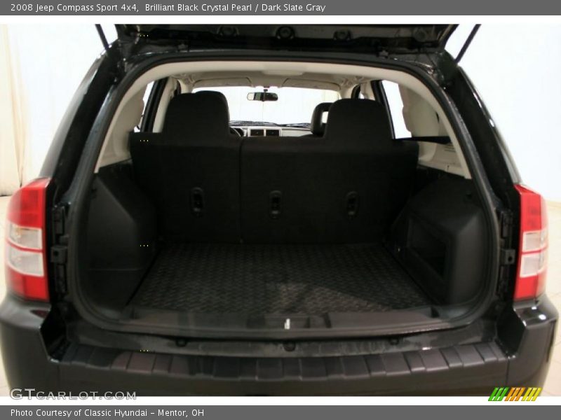 Brilliant Black Crystal Pearl / Dark Slate Gray 2008 Jeep Compass Sport 4x4