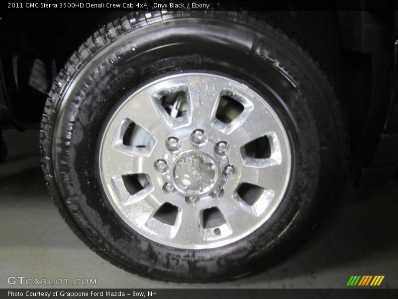 Onyx Black / Ebony 2011 GMC Sierra 3500HD Denali Crew Cab 4x4