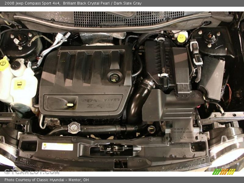 Brilliant Black Crystal Pearl / Dark Slate Gray 2008 Jeep Compass Sport 4x4