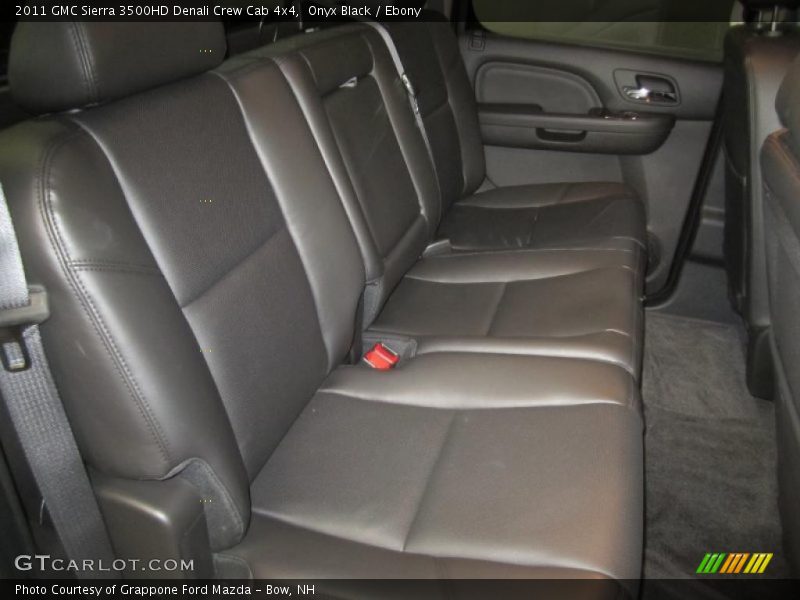 Onyx Black / Ebony 2011 GMC Sierra 3500HD Denali Crew Cab 4x4